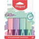 Szövegkiemelő készlet, 1-5 mm, MAPED "Glitter Fluo Peps", vegyes pasztell színek