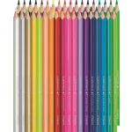 Színes ceruza készlet, háromszögletű, MAPED "Color'Peps Star", 36 különböző szín