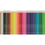 Színes ceruza készlet, háromszögletű, fém doboz, MAPED "Color'Peps Star", 48 különböző szín