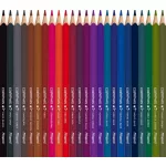 Színes ceruza készlet, háromszögletű, MAPED "Color'Peps Star", 72 különböző szín