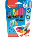 Filctoll készlet, 3,6 mm, MAPED "Color'Peps Magic", 8+2 különböző szín