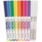 Filctoll készlet, 3,6 mm, MAPED "Color'Peps Magic", 8+2 különböző szín