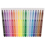 Filctoll készlet, mosható, MAPED "Color'Peps Long Life", 18 különböző szín