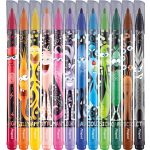 Filctoll készlet, 2,8 mm, kimosható, MAPED "Color'Peps Monster" 12 különböző szín