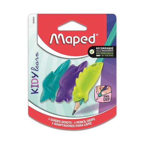 Ceruzafogó, MAPED "Kidy Learn", vegyes színek, 3 db