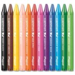 Zsírkréta, MAPED "Color'Peps Wax", 12 különböző szín