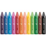 Zsírkréta, vastag, MAPED "Color'Peps MAXI Wax", 12 különböző szín