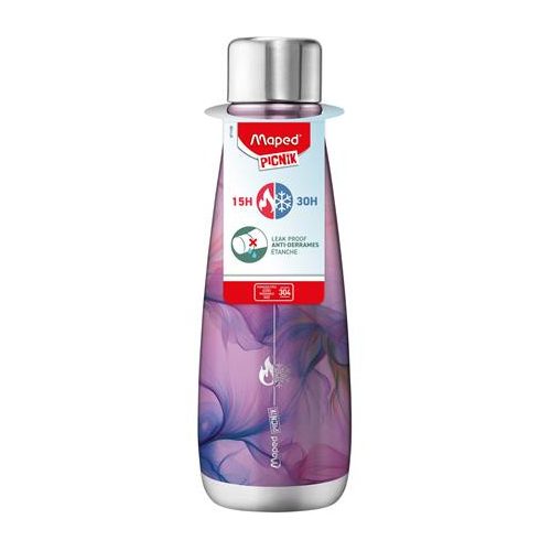 Termosz, duplafalú, 500 ml, rozsdamentes acél, MAPED PICNIK "Concept Adult", silky