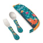 Evőeszközkészlet, fém, szövet tok, MAPED PICNIK "Jungle Fever"