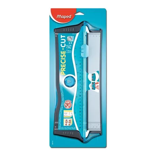 Vágógép, visszahúzódó pengével, A4, 5 lap, Maped "Precise cut"