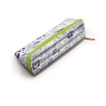 Tolltartó, háromszög alakú, kifordítható, cipzáras, MAPED "Open XXL Pattern", pixel mintás