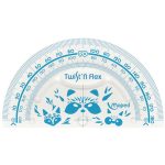 Vonalzókészlet, műanyag, törhetetlen, 3 darabos, MAPED "Mini Cute Twist 'n Flex"