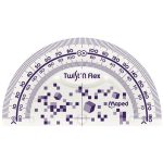 Vonalzókészlet, műanyag, törhetetlen, 3 darabos, MAPED "Pixel Party Twist'n Flex"