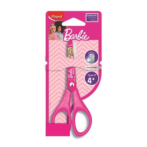 Olló, iskolai, 13 cm, MAPED "Barbie"