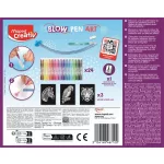 Fújós filctoll készlet, MAPED CREATIV, "Blow pen Basic"