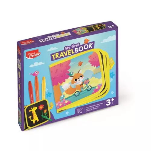 Utazós rajzkönyv, MAPED CREATIV "Early Age My First Travel Book"