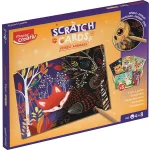 Képkarcoló készlet, erdei állatok, MAPED CREATIV "Scratch Cards"