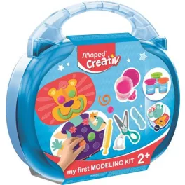   Kreatív készségfejlesztő készlet, MAPED CREATIV, "Early age", varázslatos gyurmavilág