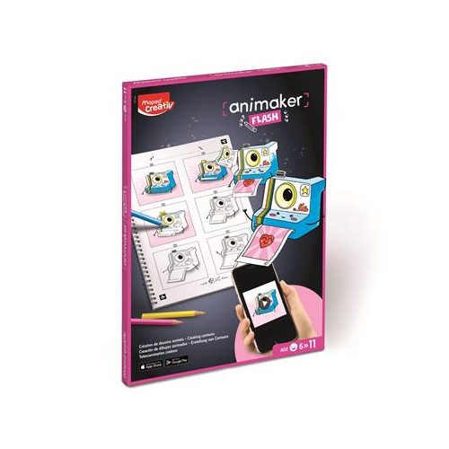 Animációkészítő készlet applikációval, MAPED CREATIV "Animaker Flash", Poetic