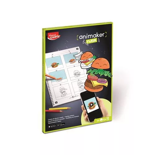 Animációkészítő készlet applikációval, MAPED CREATIV "Animaker Flash", Pop
