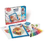 Kreatív készségfejlesztő tábla, átlátszó, törölhető, MAPED CREATIV, "Artist Board", kalandos világ