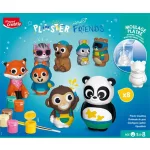 Gipszkiöntő készlet formákkal és festékkel, MAPED CREATIV "Plaster Friends"