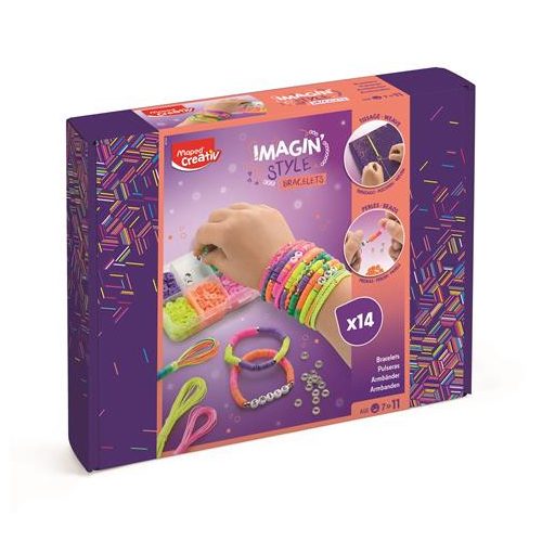 Karkötő készítő készlet, MAPED CREATIV, "Imagin' Style", neon