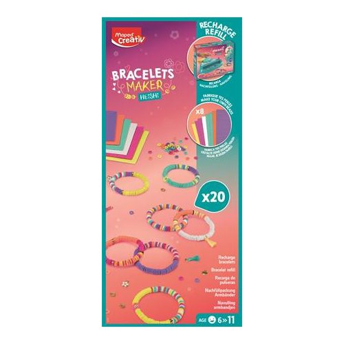 Karkötő készítő készlet utántöltő, MAPED CREATIV "Heishi"