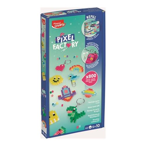 Pixel-gyár gyöngy készlet, utántöltő, MAPED CREATIV "Pixel Factory"