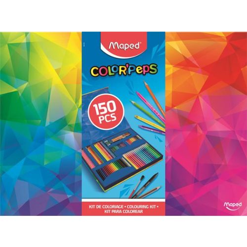 Óriás színező készlet, MAPED "Color'Peps", 150 darabos
