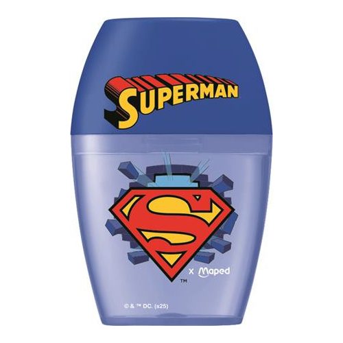 Hegyező, egylyukú, tartályos, MAPED "Superman Shaker"
