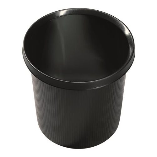 Papírkosár, 18 l, HELIT "Linear", fekete