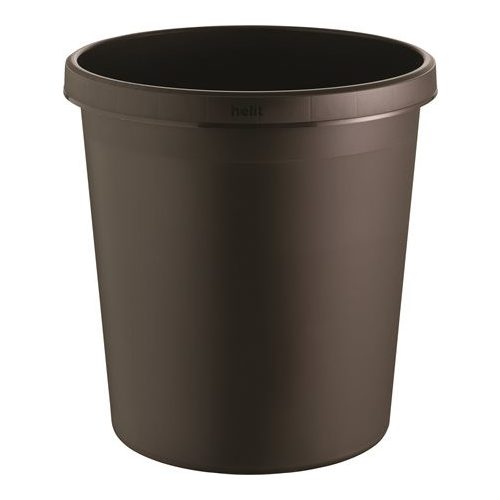 Papírkosár, 18 liter, HELIT, barna