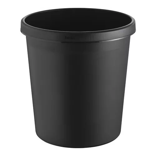 Papírkosár, 18 liter, HELIT, fekete