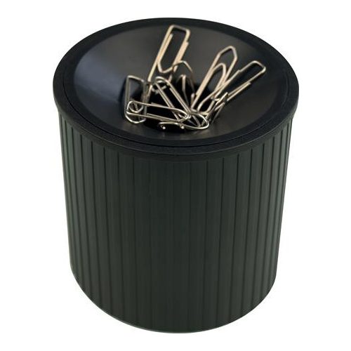 Gemkapocstartó, mágneses, HELIT "Linear", fekete