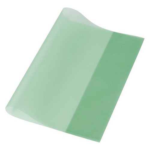 Füzet- és könyvborító, A5, PP, 80 mikron, narancsos felület, PANTA PLAST, zöld