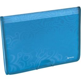   Harmonikamappa, A4, 6 részes, PP, gumis, PANTA PLAST "Tai Chi", kék