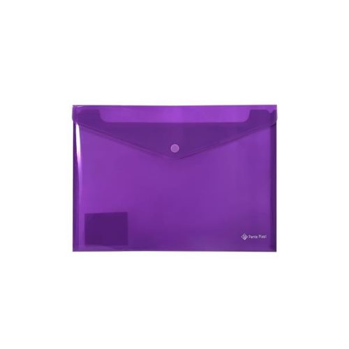 Irattartó tasak, A4, PP, patentos, PANTA PLAST, neon lila