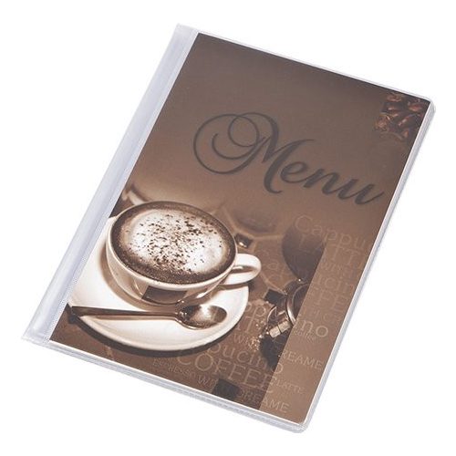 Étlaptartó, A5, PANTA PLAST "Café", kávé