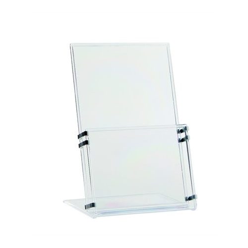 Prospektustartó, asztali, A5, PANTA PLAST