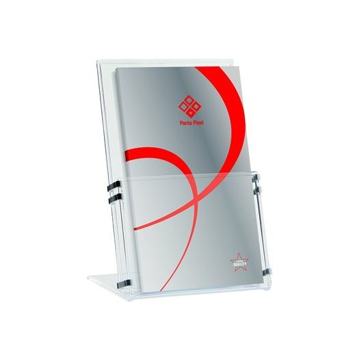 Prospektustartó, asztali, A4, PANTA PLAST