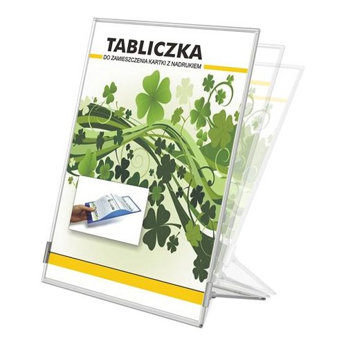 Laptartó, "L", dönthető, döntött, A4, PANTA PLAST