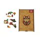 Puzzle, fa, A3, 180 darabos, PANTA PLAST "Mystery Wolf"