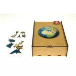 Puzzle, fa, A3, 200 darabos, PANTA PLAST "Earth"