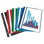 Gyorsfűző, lefűzhető, PP, A4, VICTORIA OFFICE, fekete