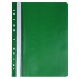 Gyorsfűző, lefűzhető, PP, A4, VICTORIA OFFICE, zöld