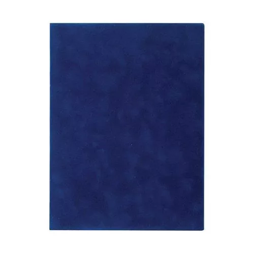 Oklevéltartó, plüss, A4, VICTORIA OFFICE, kék