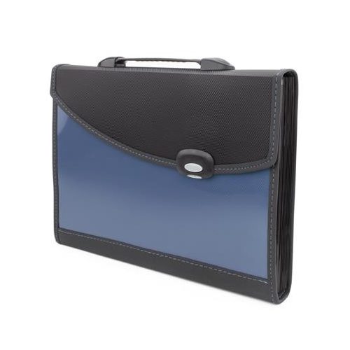 Harmonikamappa, A4+, PP, 13 rekeszes, RAPESCO, kék