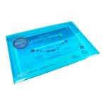 Irattartó tasak, A4+, PP, patentos, RAPESCO "Eco", vegyes csillogó színek