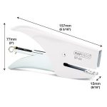 Tűzőgép, kézi, 21/4, 12 lap, RAPESCO "SP-64", fehér